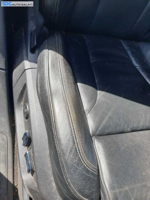 Interior 7 Locuri Piele Neagra cu Incalzire Scaune Fata Stanga Dreapta Bancheta Spate Audi Q7 Facelift 2007 - 2015 [C6339] [C6340] [C6341] [C6417]