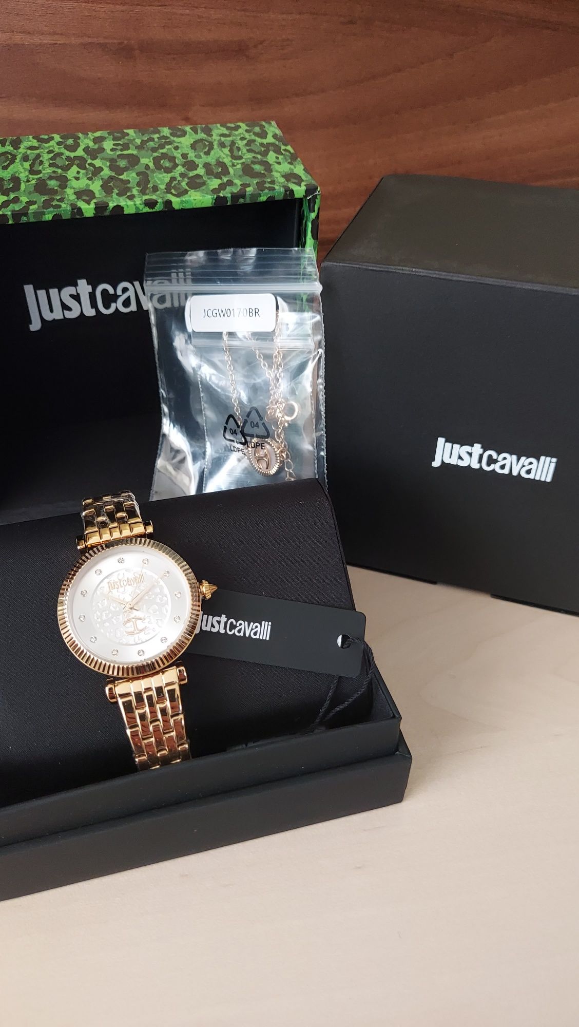 Just Cavalli Комплект часовник и гривна