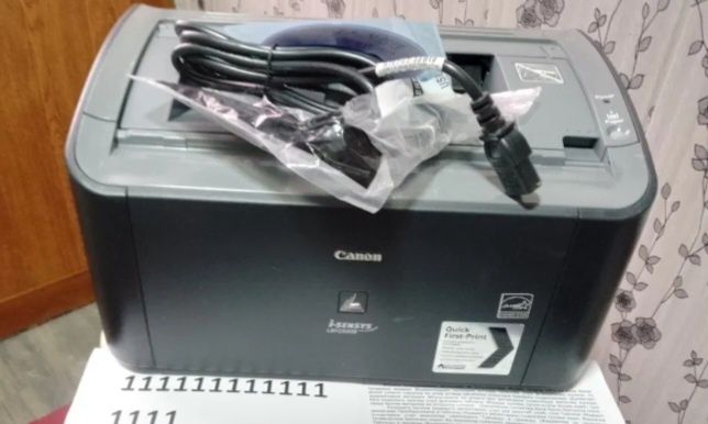 Принтер Canon 2900 печатает хорошо без минусов шнуры есть