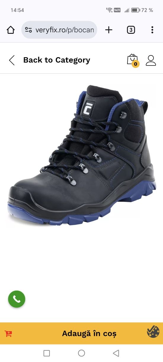 Bocanci de protectie profesionali CORTINA MF S3 SRC