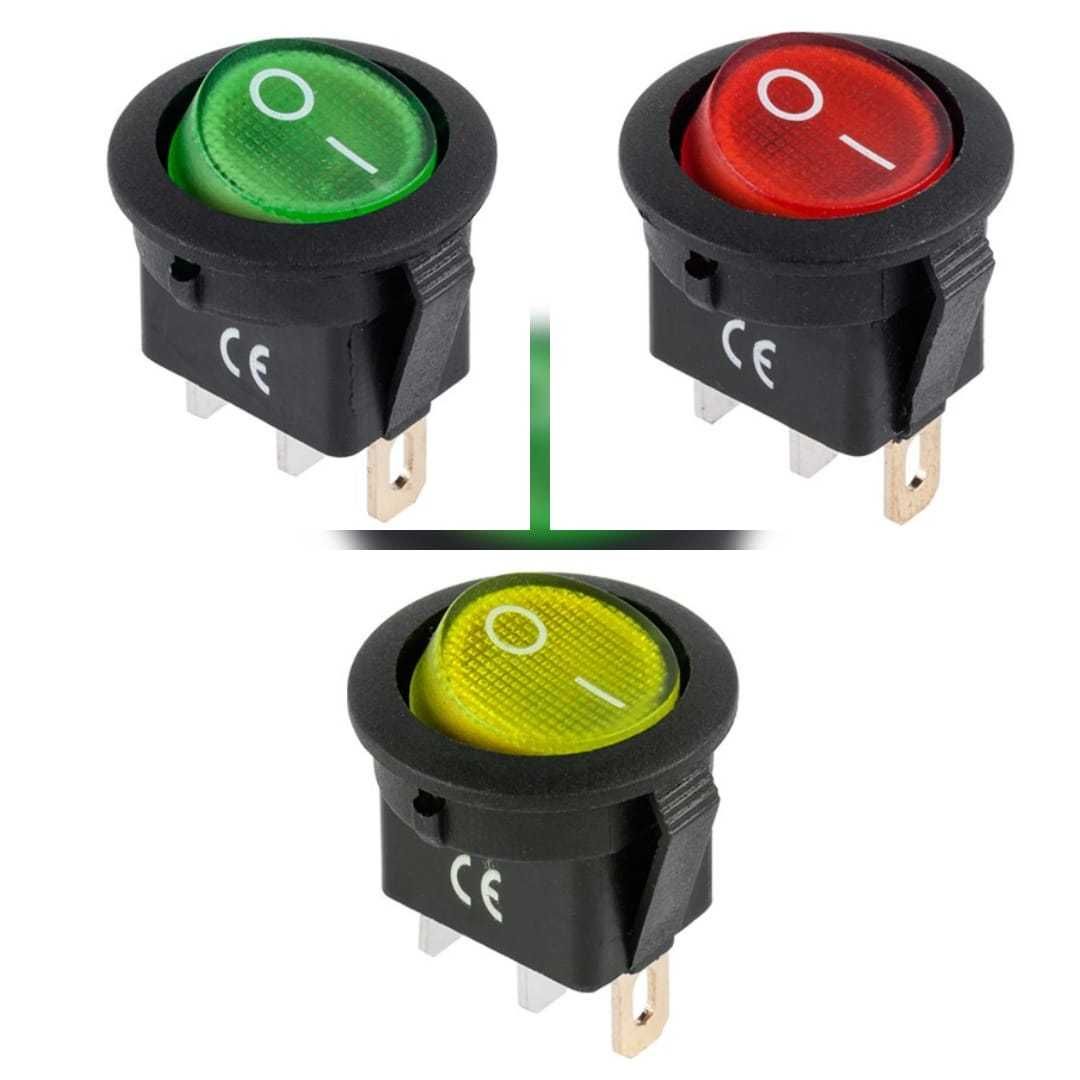 Buton 12V Led Intrerupator 12V Led Intrerupator Basculant 12V Led