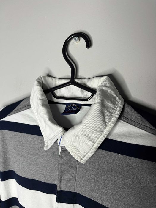 Paul & Shark Long Sleeve Rugby Polo Shirt Мъжка Блуза с Яка