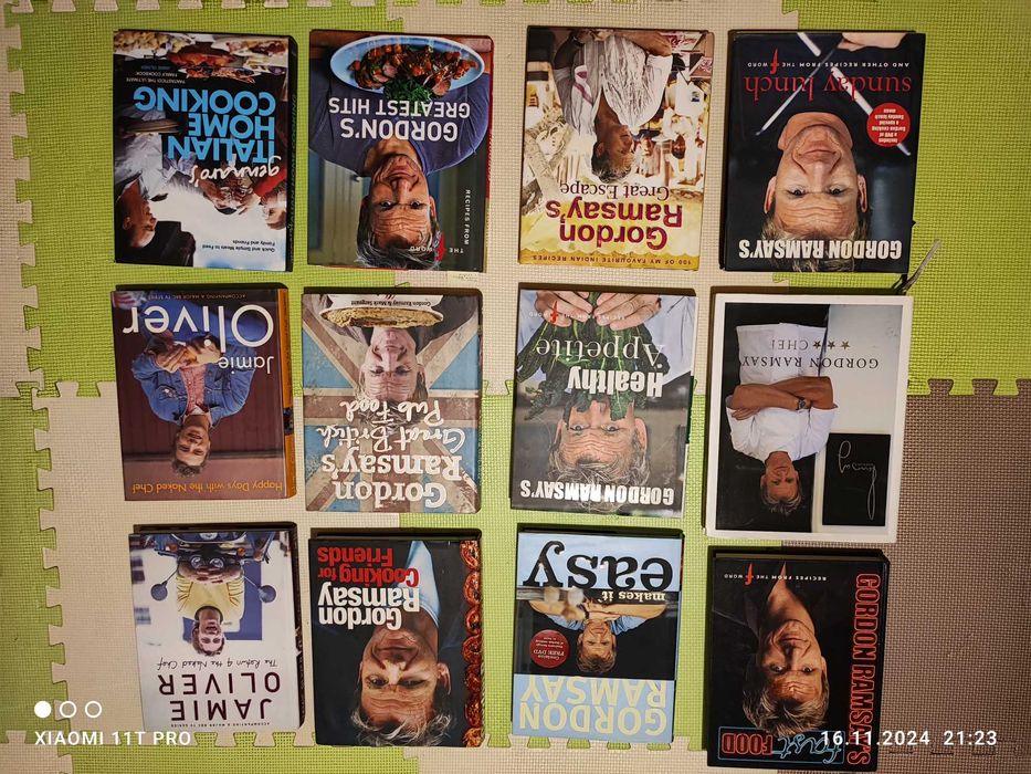 Книги на известни готвачи Г.Рамзи, Дж. Оливър