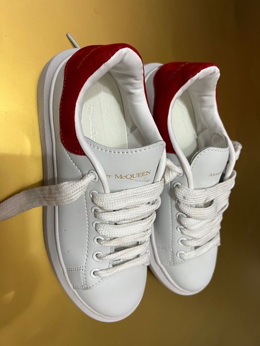 Adidasi Alexander Mcqueen alb cu rosu 38