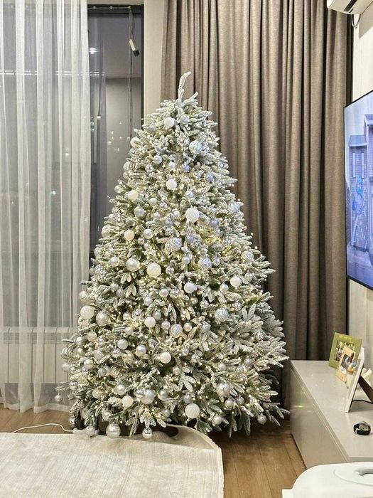 Оформление новогодних елок дома, в квартире быстро и красиво!