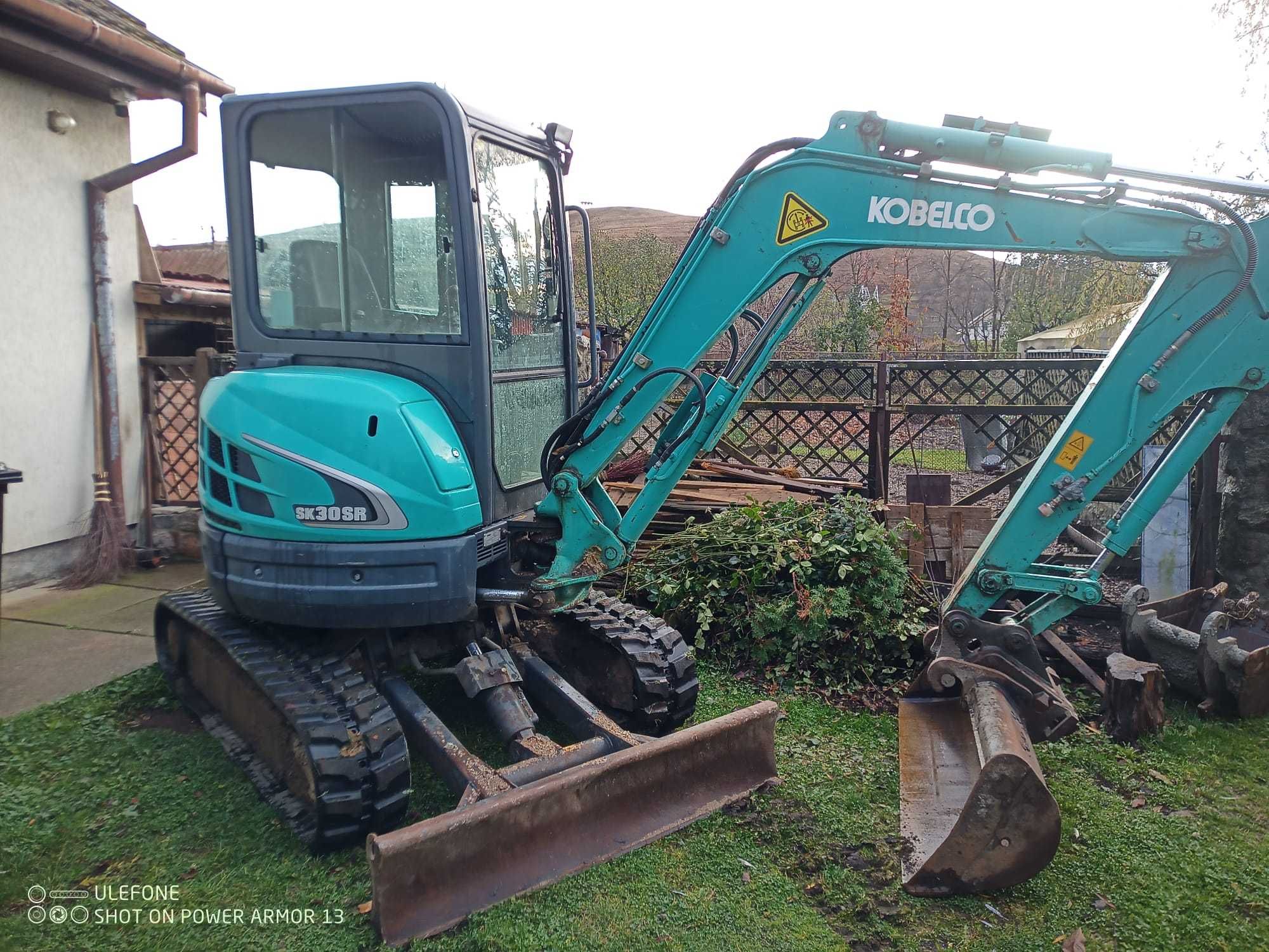 Miniexcavator Kobelco