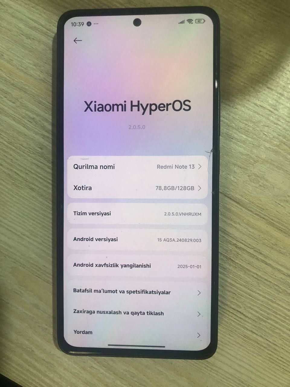 Redmi not 13 128/8