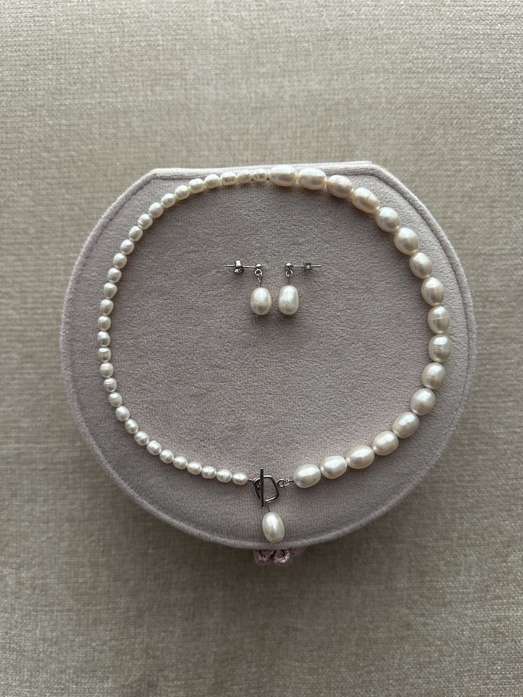 Set colier si cercei handmade