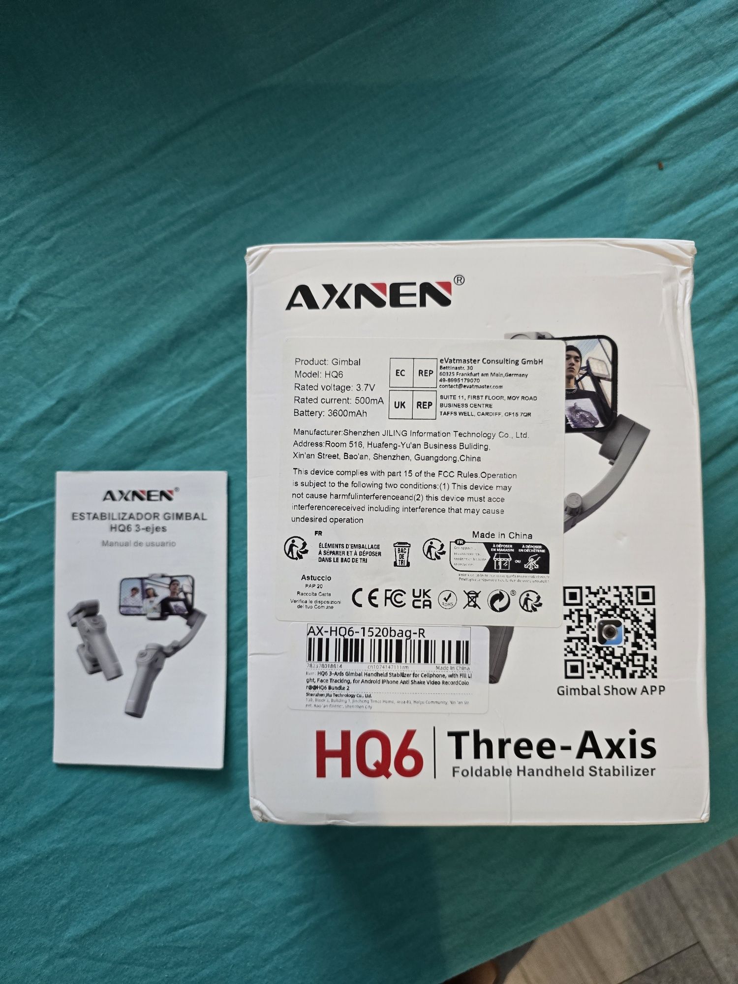 Vand Gimbal HQ6 - 3 axe