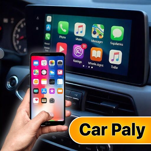car play mashina manitori orqali tel dan foydalanin