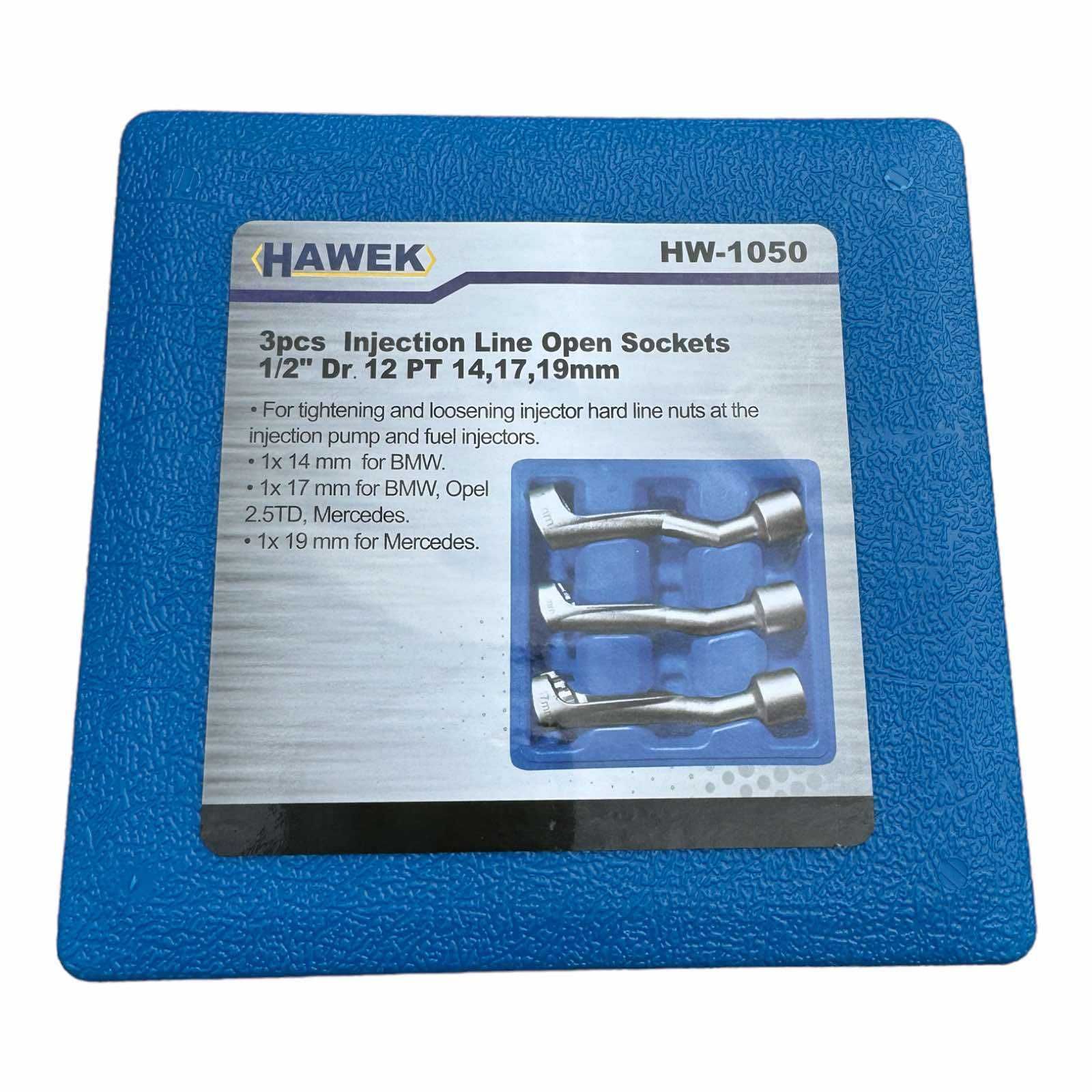 Комплект ключове за тръбичките на дюзите  HAWEK HW-1050