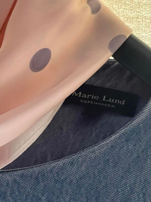 Дънкова рокля Marie Lund, размер 36, вталена, светла,като нова