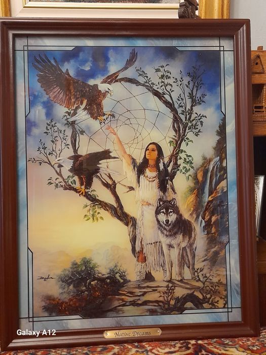 Tablou decorativ iluminat deosebit Native Dreams