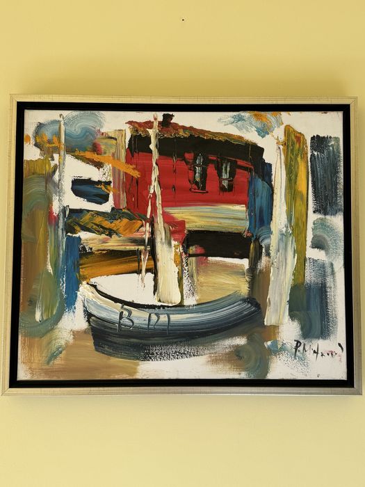 Маслената картина “ Варна” на Павел Митков 50/60