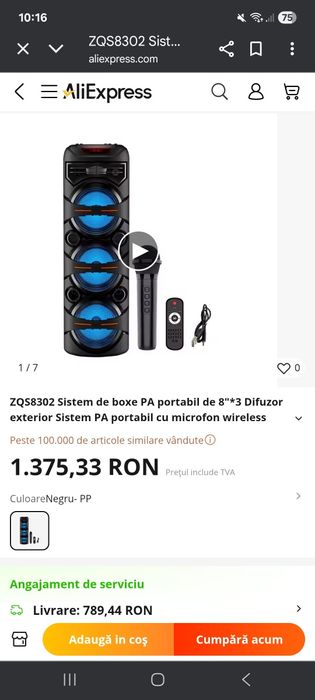 Vând boxa portabila