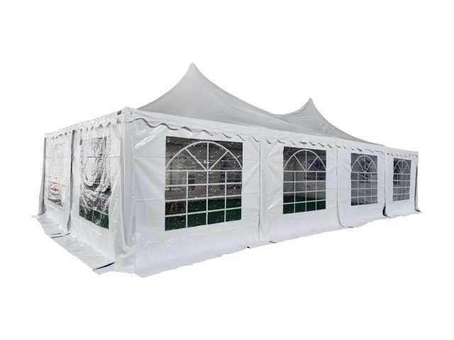 Pagoda 5x10m 500 G/m² Pvc, Alb - Corturi24