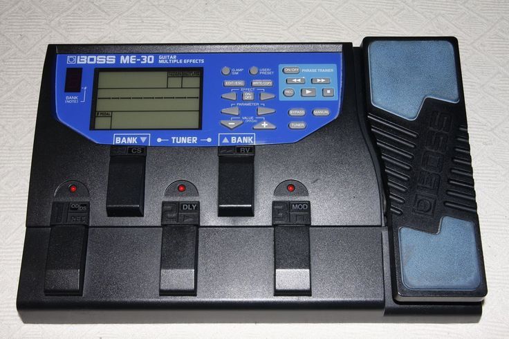 Boss me 30 pedali skripka uchun ovozlari terilgan