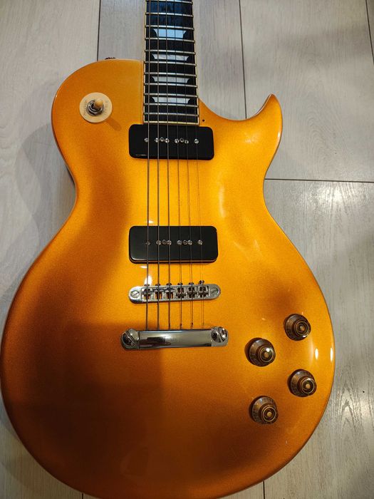 Vand chitara Harley Benton SC 450 Gold Top P90 modificat