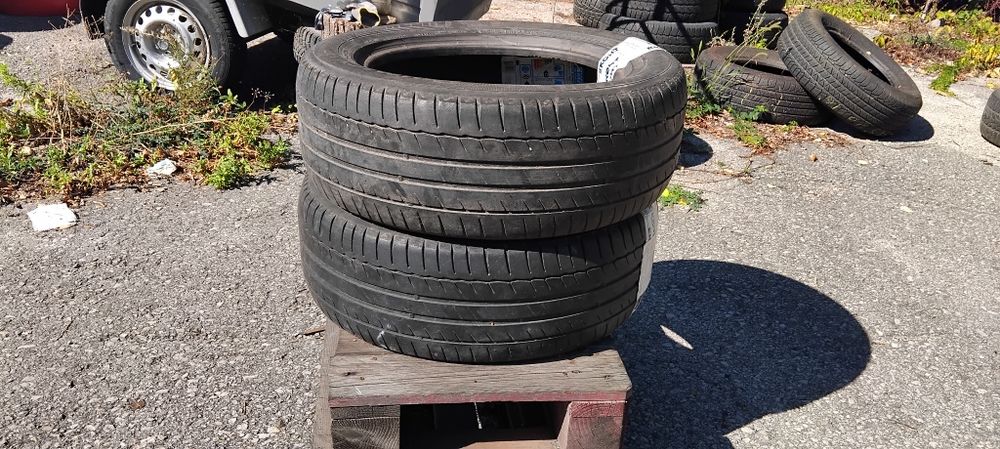 Гуми 215 55 16 Мишелин Michelin 2 броя. Нов внос. Не са нови!