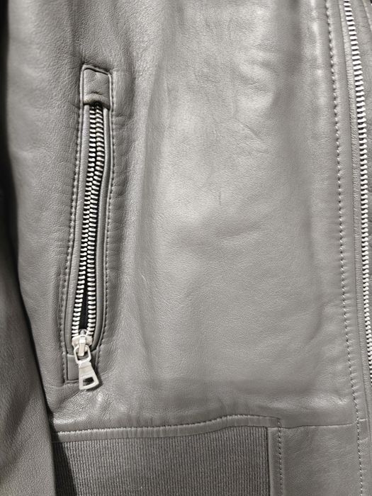 Jacheta din piele de miel superdry