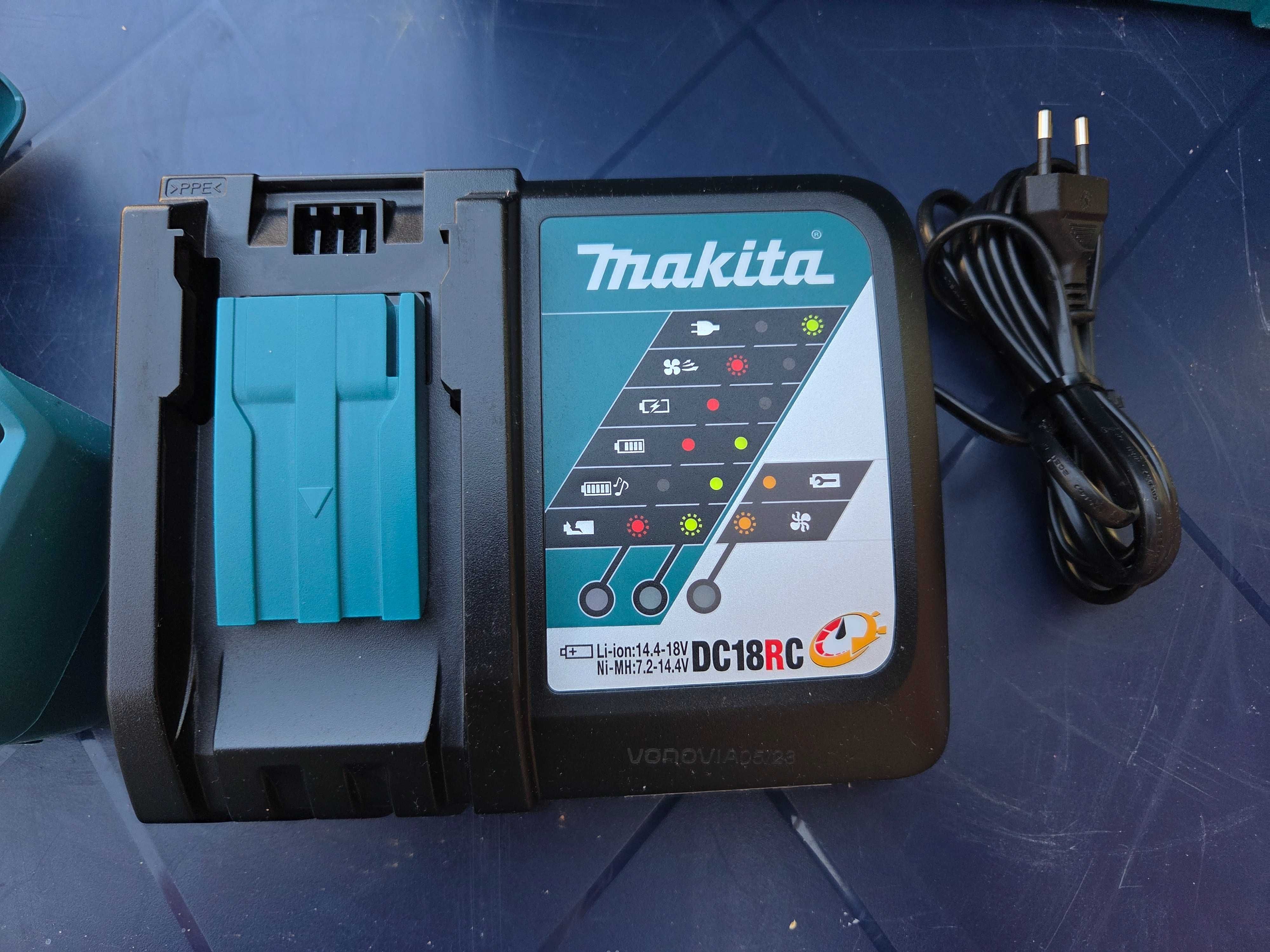 Makita DHR243 + DX02 прахоуловител – професионален перфоратор 18V