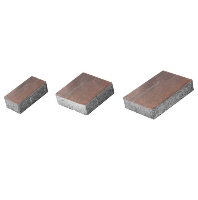 Dale beton/ pavele beton Maya mix brun antic patrate