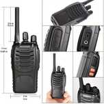 Stații Radio Walkie Talkie BF-888S – PMR UHF, 16 Canale Lungă Distanța