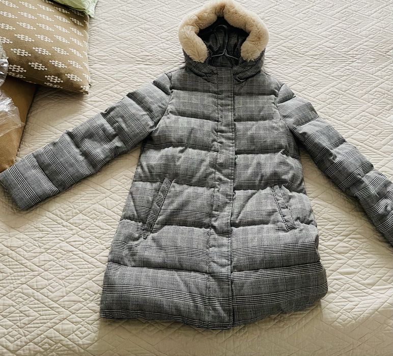 Пухено яке за момиче Massimo dutti 166 cm
