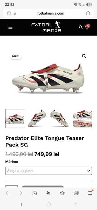 Ghete fotbal elite tongue teaser