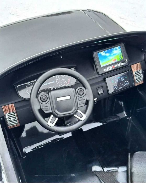 Лицензионный Детский 2х местный электромобиль Range Rover из первыхрук
