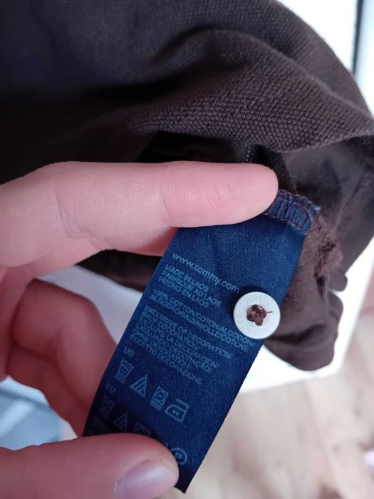 Оригинална фланелка с яка Tommy Hilfiger