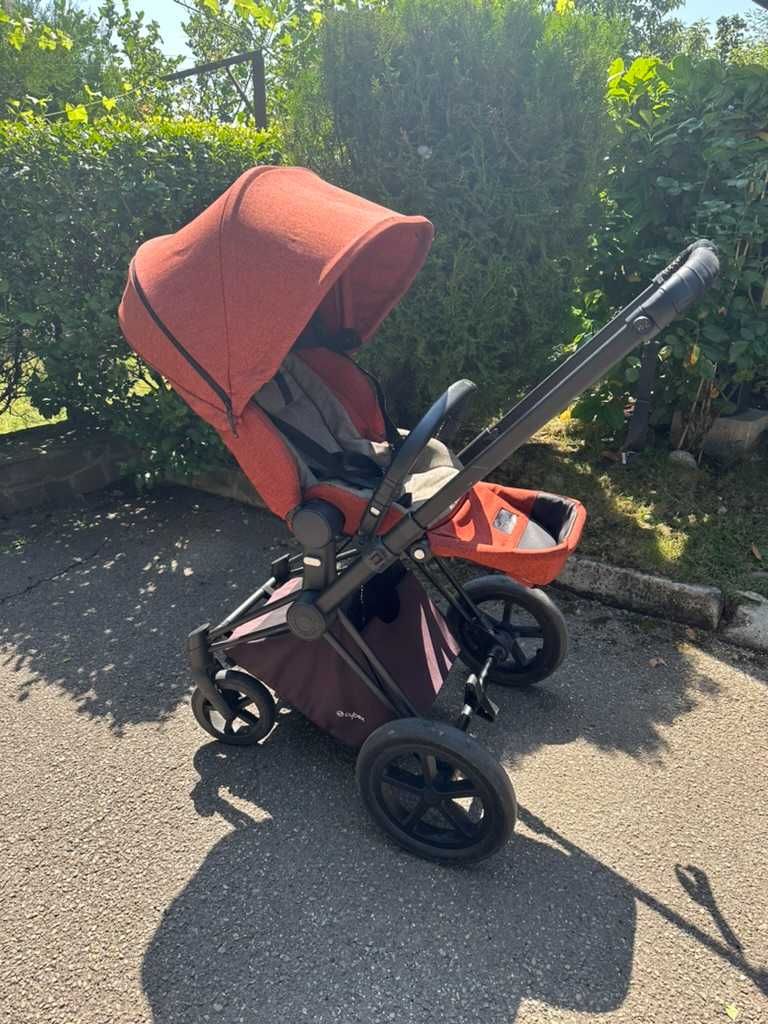 Cybex Priam Orange 3 в 1 количка