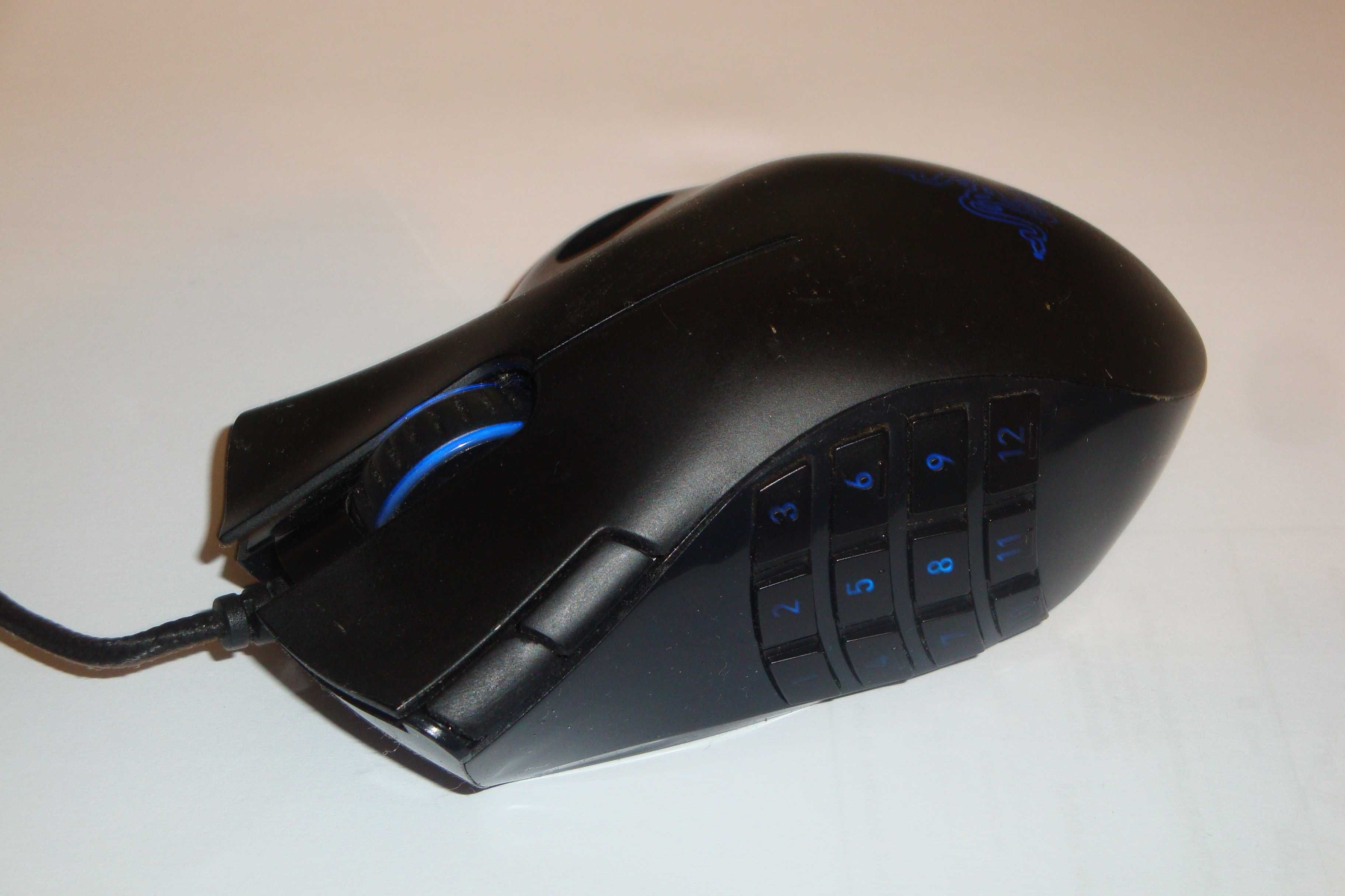 Mouse razer naga mmog gaming mouse usb transport gratuit