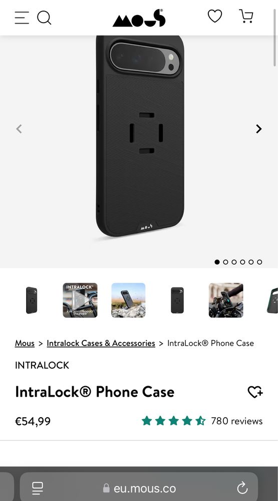 Mous Google Pixel 9 Pro Intra Lock Black (NOU)
