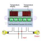 Temostat electronic cu doua sonde dual control 220V