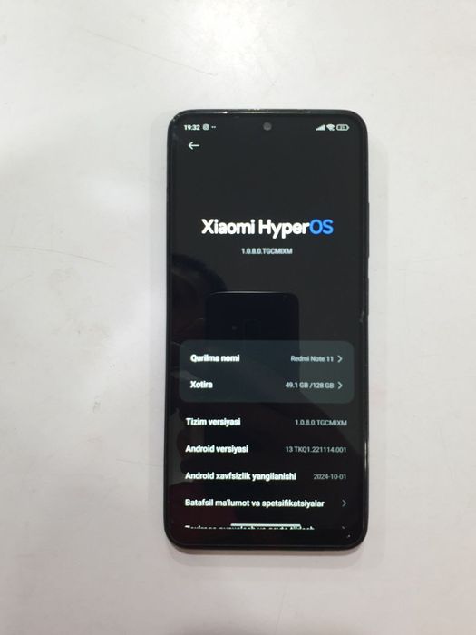 Redmi note 11  aybi ekran almashgan