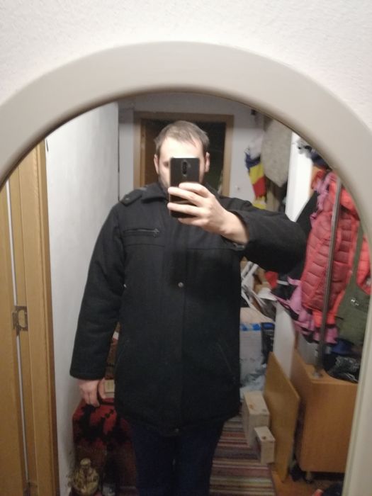 Geaca groasă de lână mărimea 48