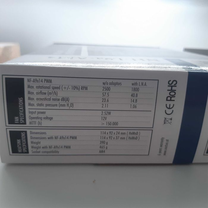 Noctua NH-L9a-AM4 pt socket AMD AM4