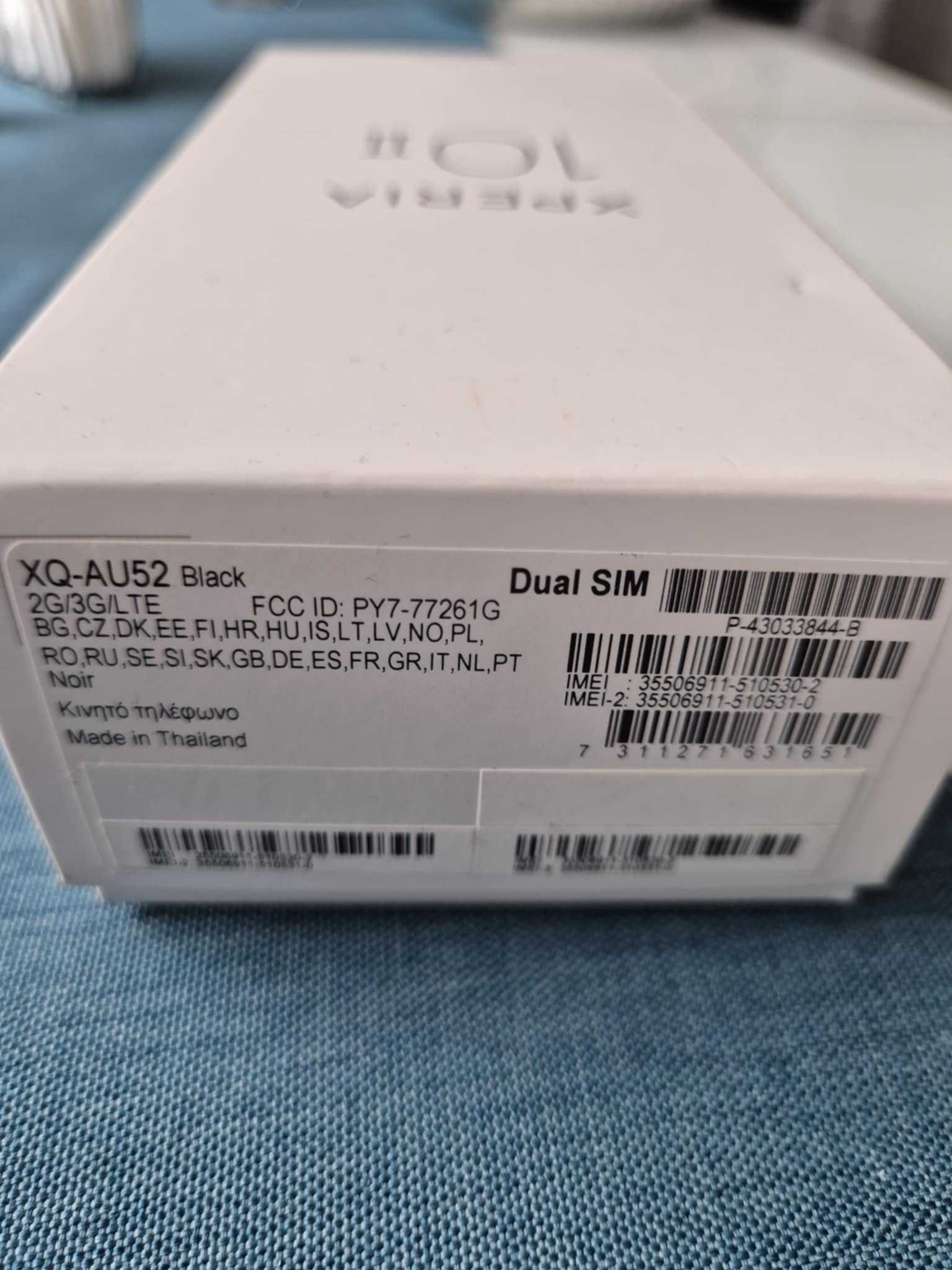 Sony Xperia 10 II (XQ-AU52) , Dual SIM, 128GB, 4GB RAM, Black
