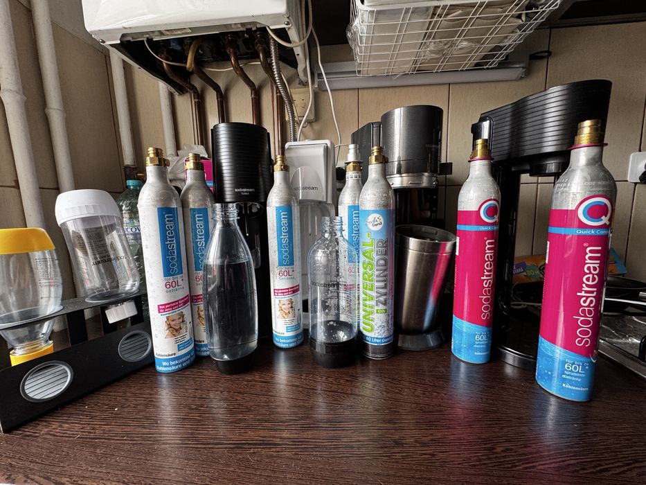 Incarcare butelii sodastream, sodastar, grohe, brita  pt sifon