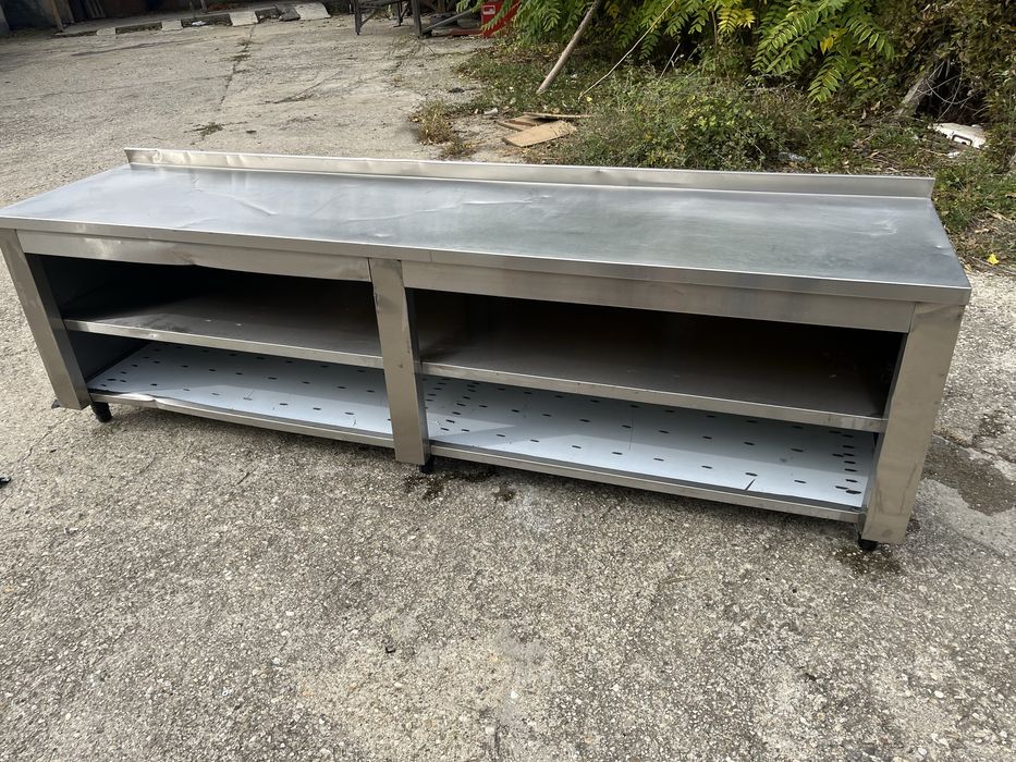 Работна маса неръждавейка