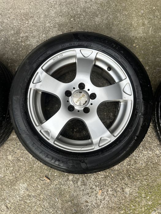 Jante MAGMA R16 5x120, cauciucuri MICHELIN
