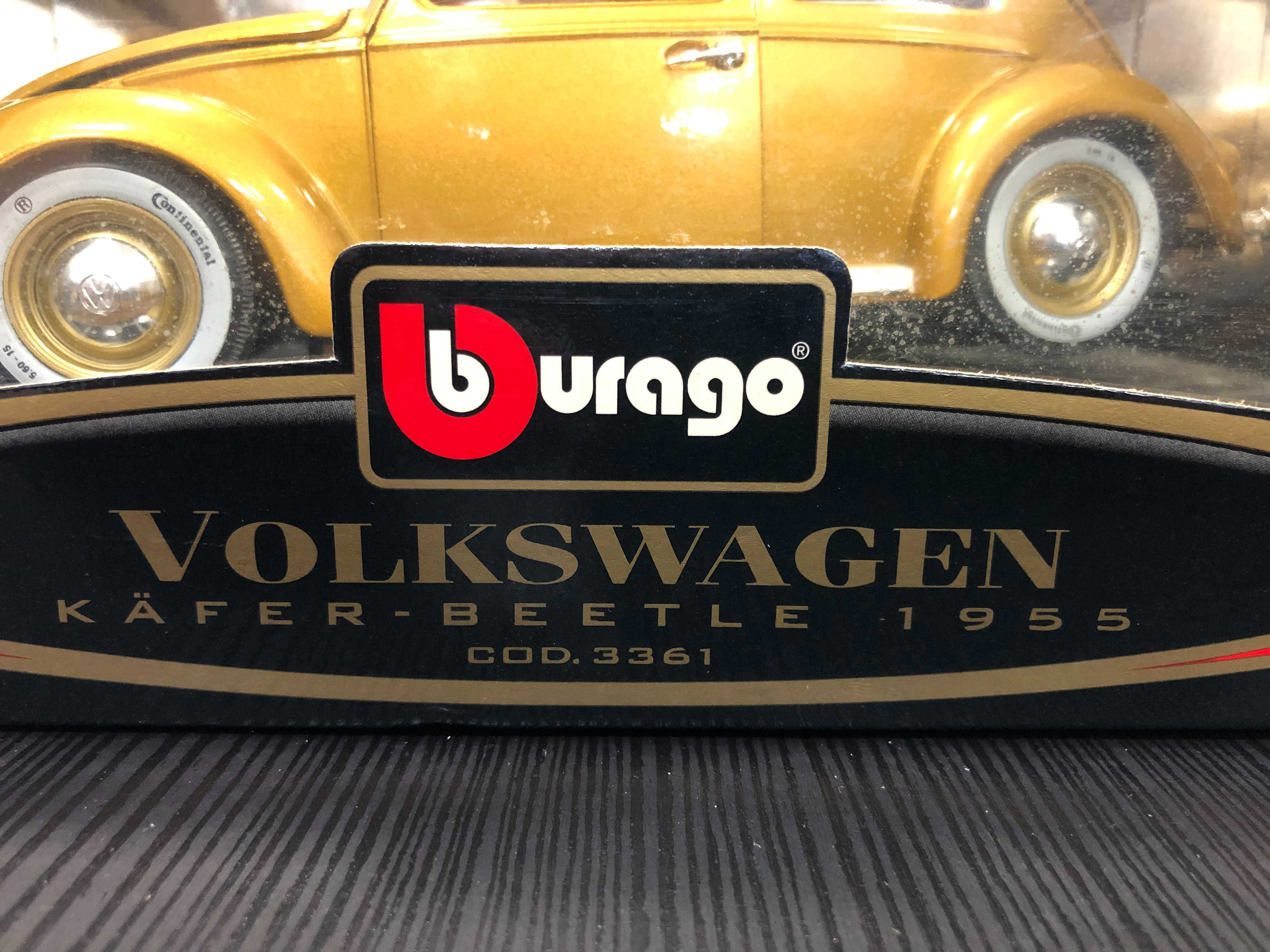 Метална колекционерска количка BBURAGO VW KAFER/BEATLE 1955 1:18 NEW