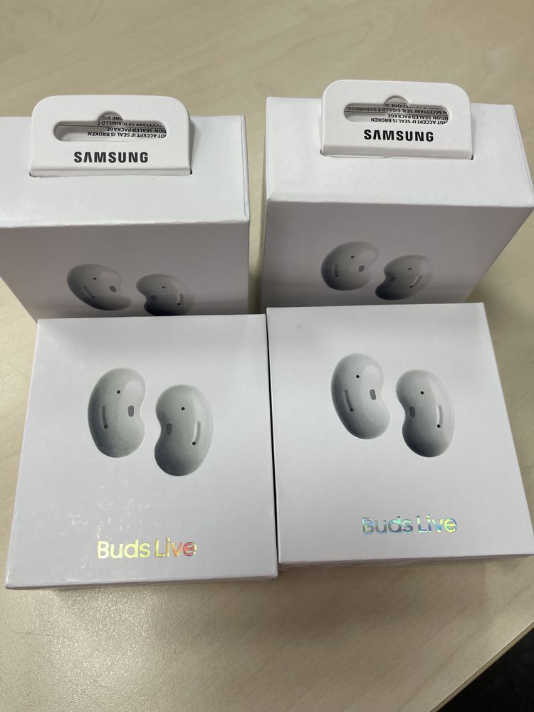 Casti bluetooth Samsung Galaxy Buds Live, Mystic   White -SIGILATE