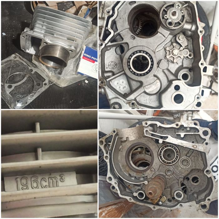 Cartere motor și set motor de 200 cc