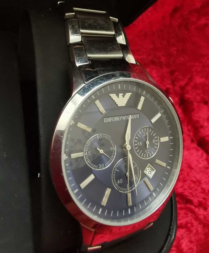 Мъжки часовник Emporio Armani AR2448 Хронограф Кутия Сертификат