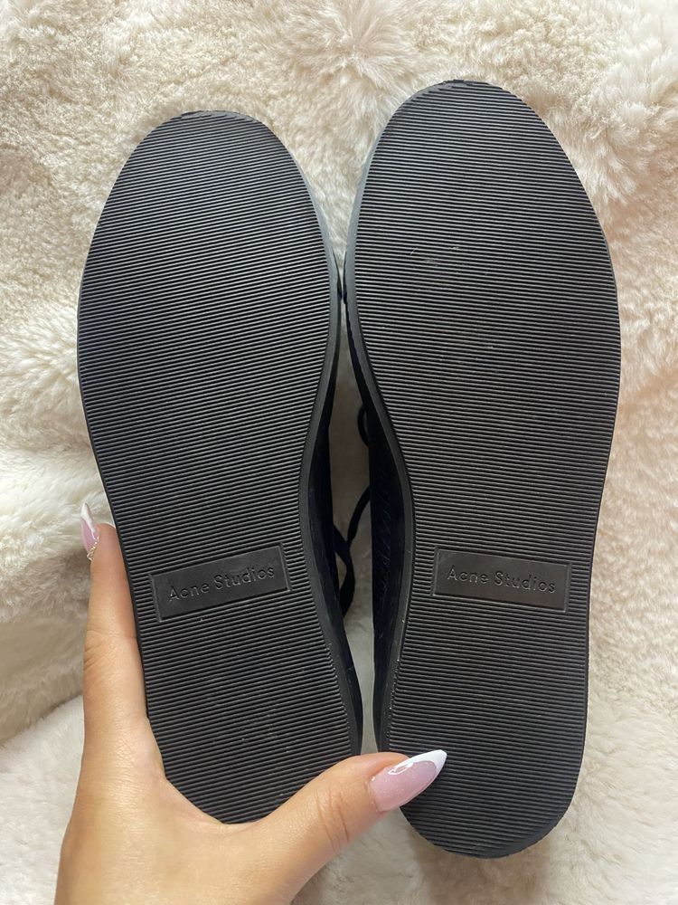 Acne Studios Adriana Grain Black кецове/обувки 38