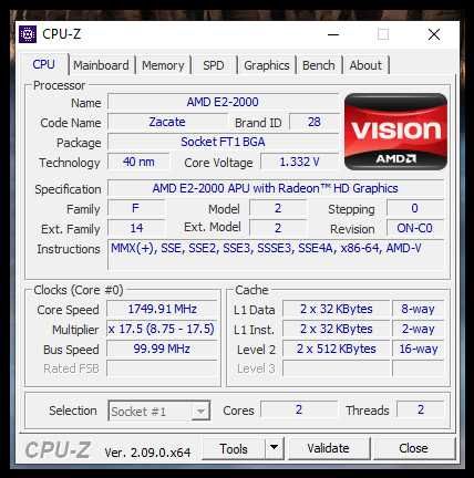 Дъно ASUS E2KM1I-DELUXE  AMD E2-2000+ AMD E2-2000 APU +8 gb