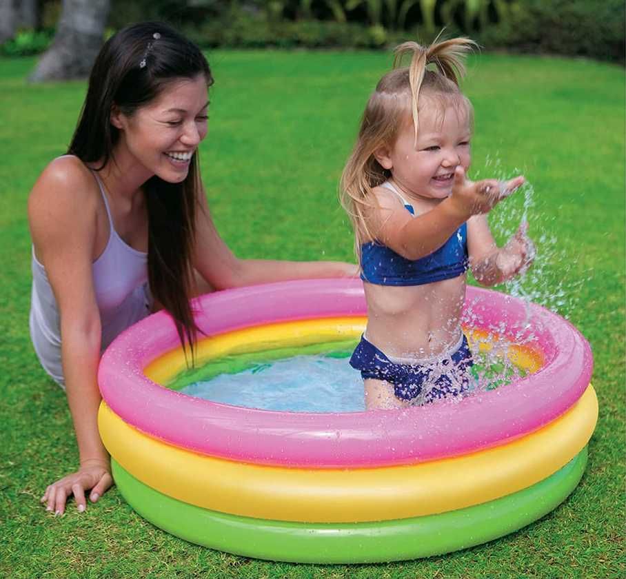 Piscina gonflabila Intex - Sunset glow, 86 x 25 cm - stare excelenta