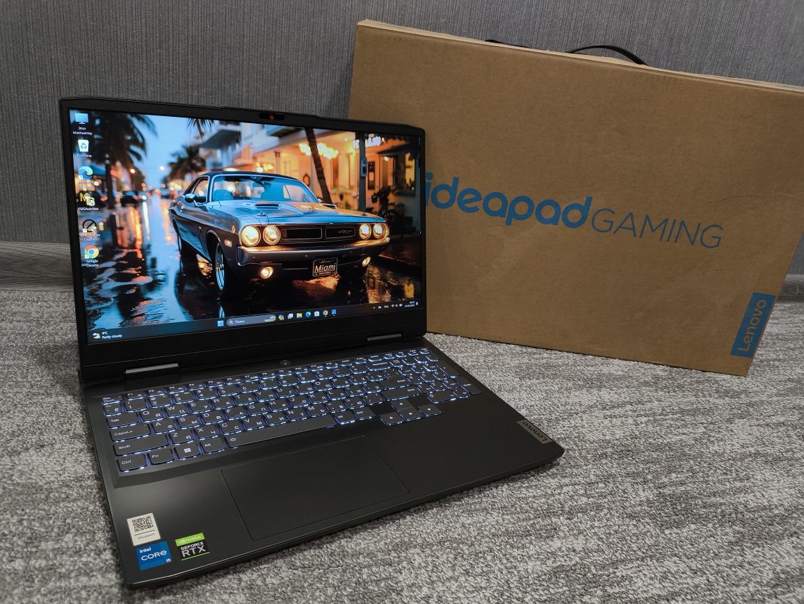 Мощный игровой ноутбук Lenovo Ideapad Gaming i5 12Gen/16GB/RTX 3050TI